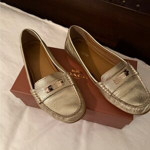 Coach Metallic Gold Women's Loafers